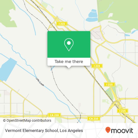 Mapa de Vermont Elementary School