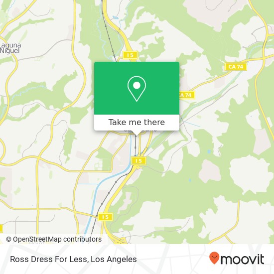 Mapa de Ross Dress For Less