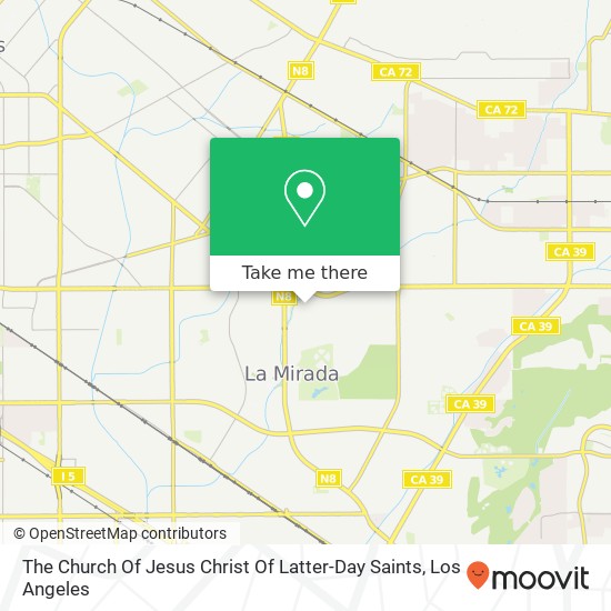 The Church Of Jesus Christ Of Latter-Day Saints map