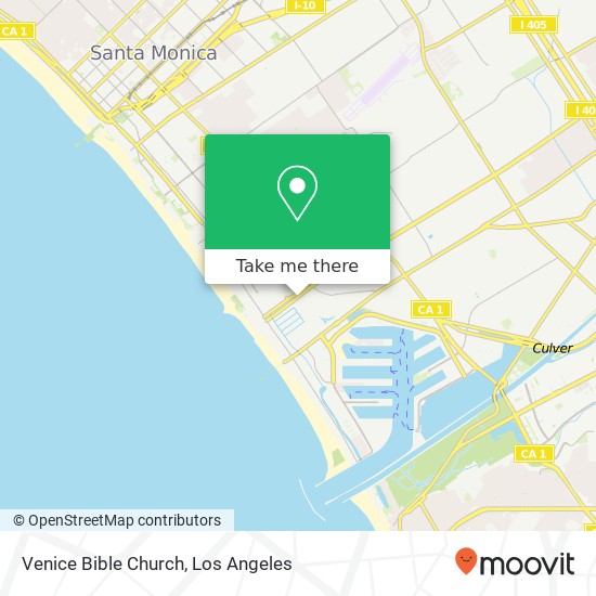 Venice Bible Church map