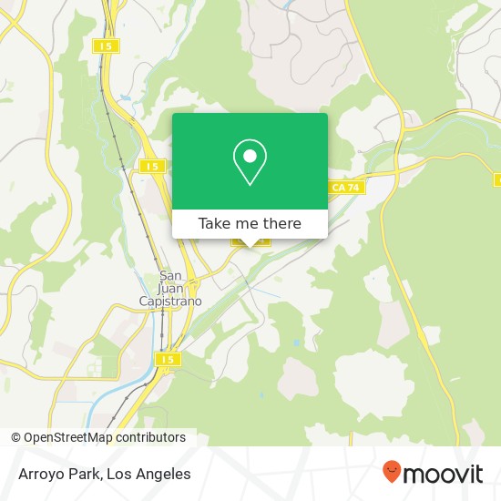 Arroyo Park map