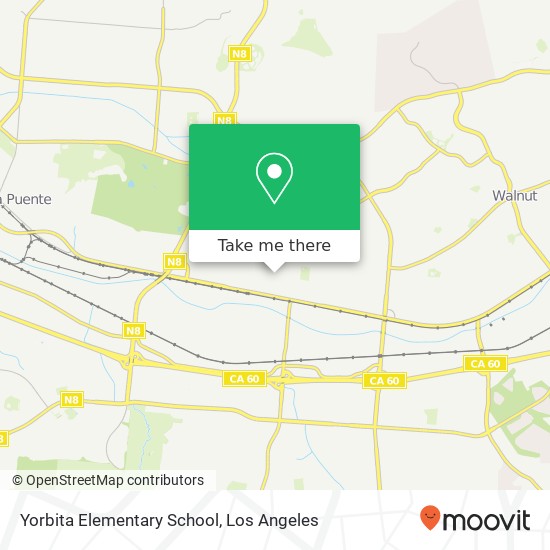 Yorbita Elementary School map