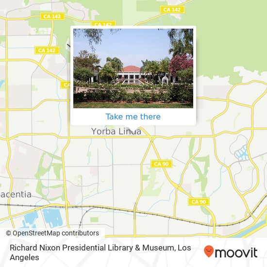 Richard Nixon Presidential Library & Museum map
