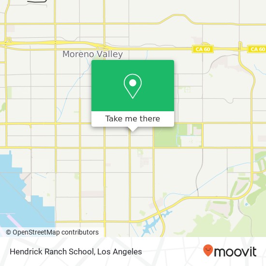 Mapa de Hendrick Ranch School