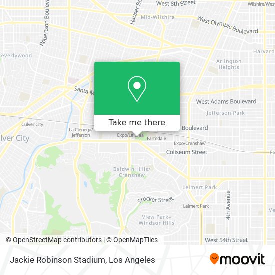 Mapa de Jackie Robinson Stadium