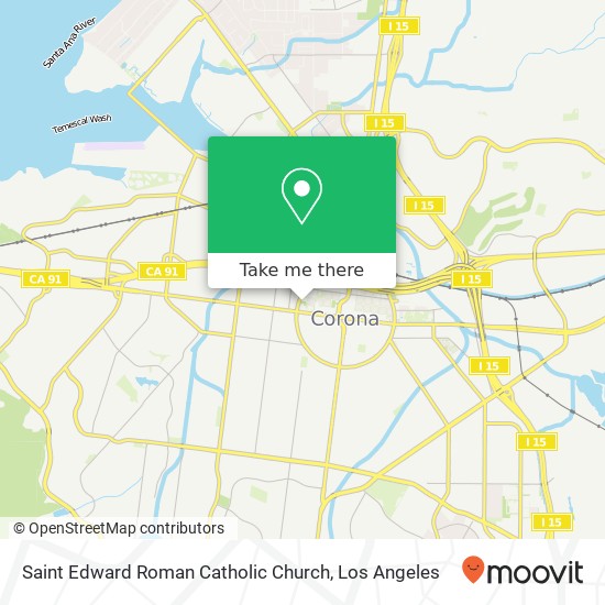 Mapa de Saint Edward Roman Catholic Church