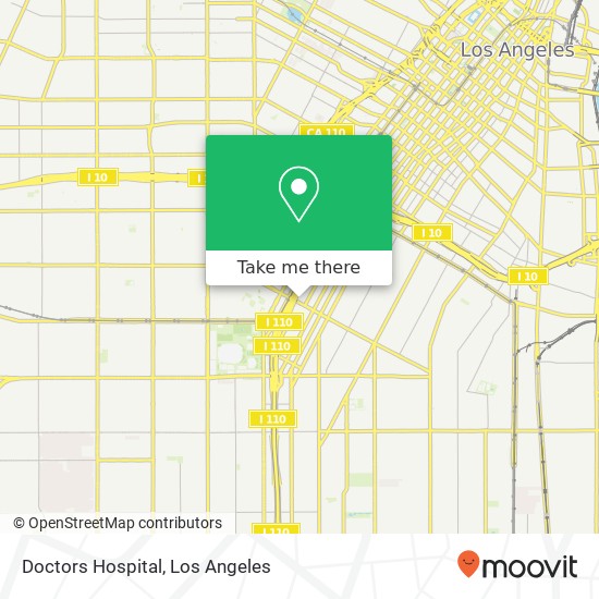 Mapa de Doctors Hospital