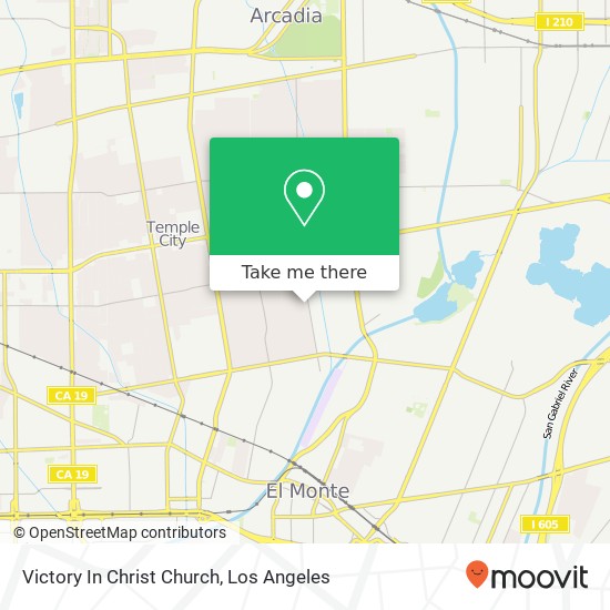 Victory In Christ Church map