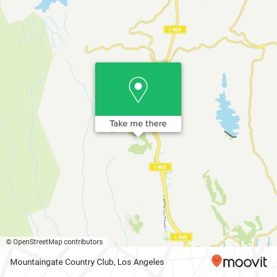 Mapa de Mountaingate Country Club