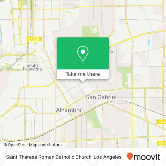 Saint Therese Roman Catholic Church map