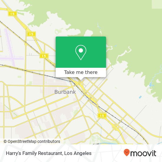 Mapa de Harry's Family Restaurant