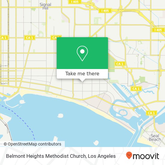 Belmont Heights Methodist Church map