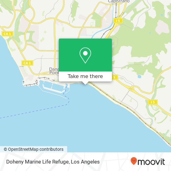 Mapa de Doheny Marine Life Refuge