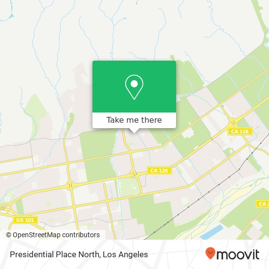 Mapa de Presidential Place North