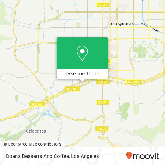 Doan's Desserts And Coffee map