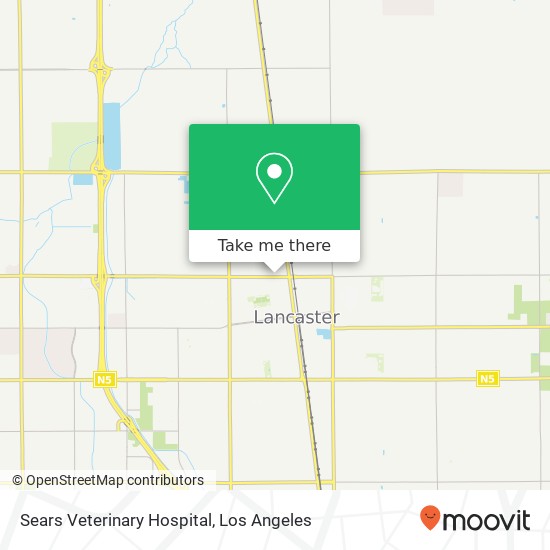 Sears Veterinary Hospital map