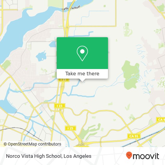 Mapa de Norco Vista High School