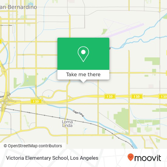 Victoria Elementary School map