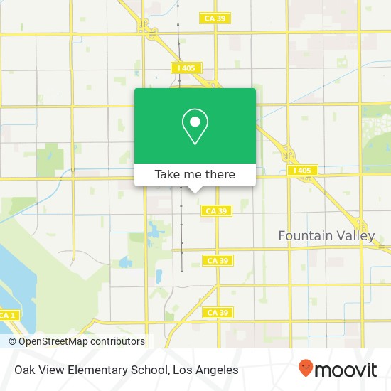 Oak View Elementary School map