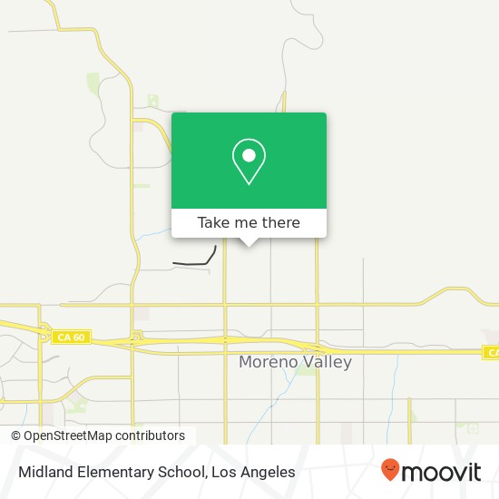 Midland Elementary School map