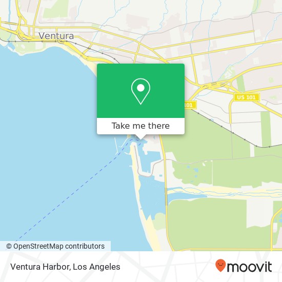 Ventura Harbor map