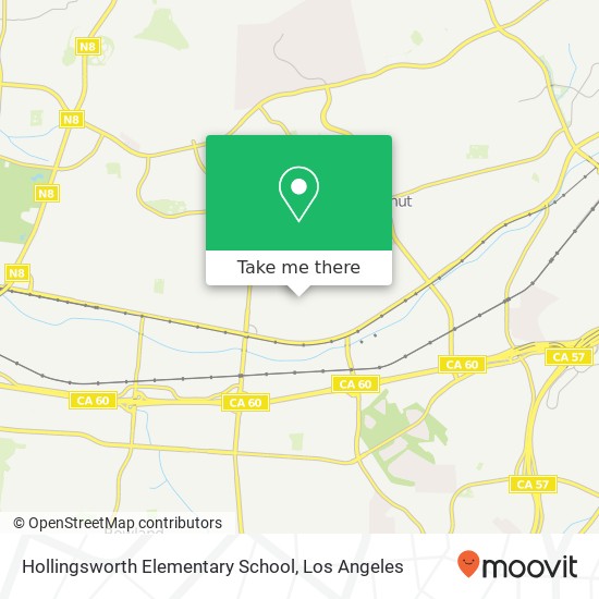 Mapa de Hollingsworth Elementary School