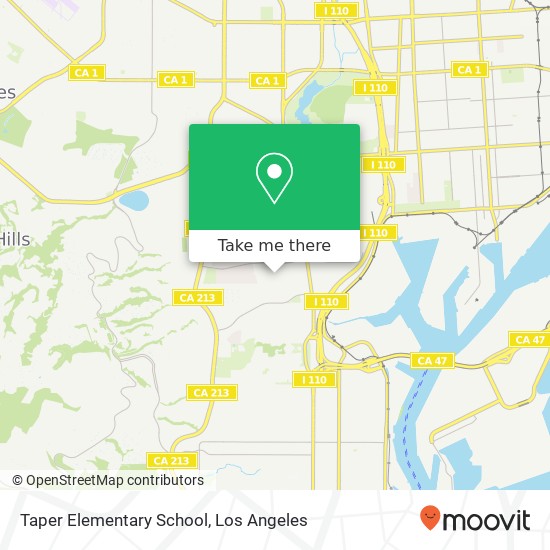 Mapa de Taper Elementary School