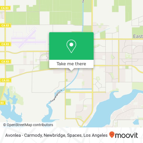 Avonlea - Carmody, Newbridge, Spaces map