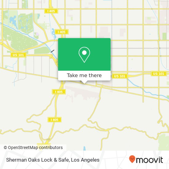 Sherman Oaks Lock & Safe map