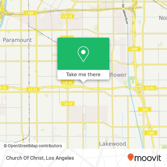 Church Of Christ map