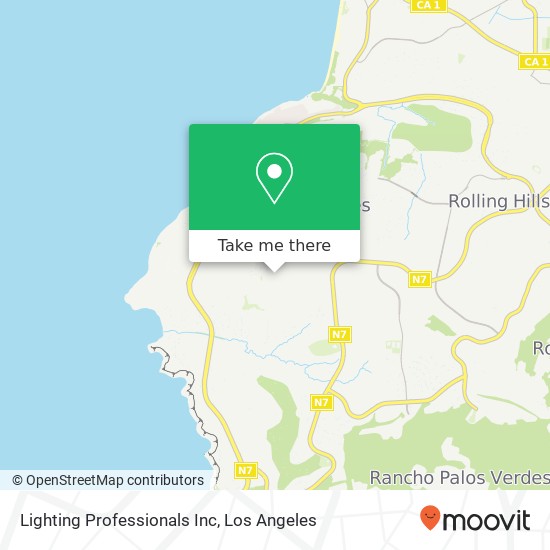 Lighting Professionals Inc map
