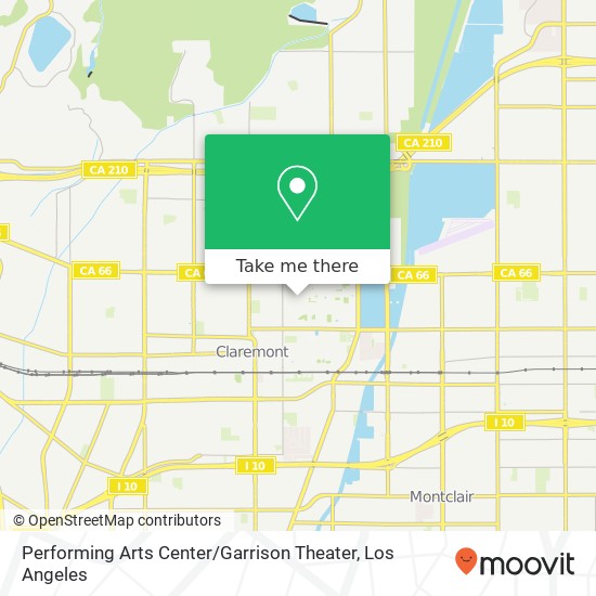 Performing Arts Center / Garrison Theater map