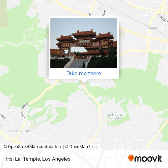 Mapa de Hsi Lai Temple