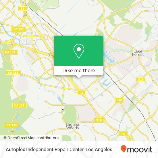 Mapa de Autoplex Independent Repair Center