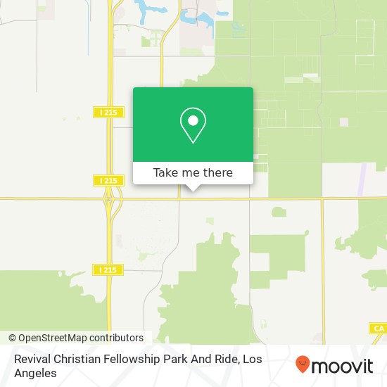 Mapa de Revival Christian Fellowship Park And Ride