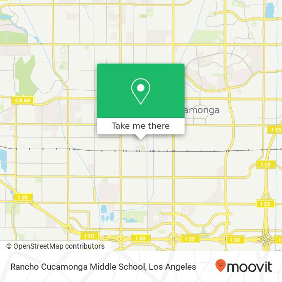 Rancho Cucamonga Middle School map