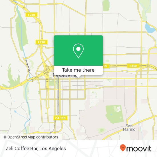 Zeli Coffee Bar map