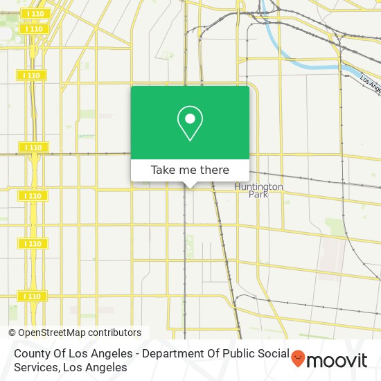 County Of Los Angeles - Department Of Public Social Services map