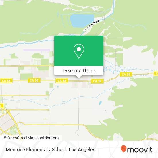 Mentone Elementary School map