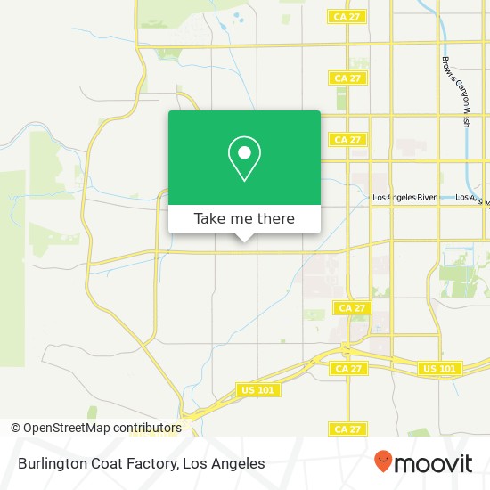 Burlington Coat Factory map