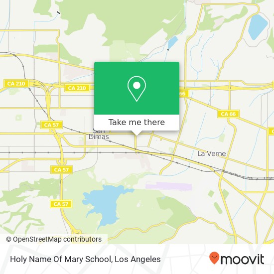 Holy Name Of Mary School map