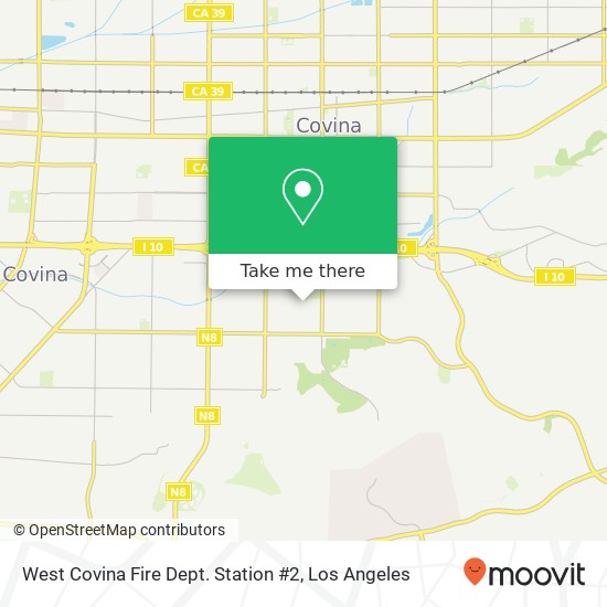 Mapa de West Covina Fire Dept. Station #2