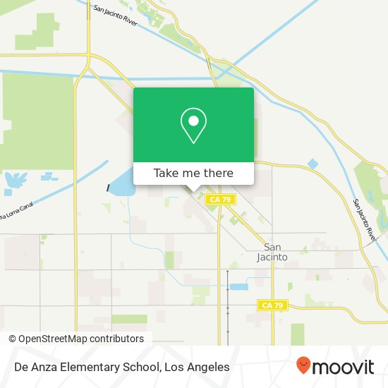 Mapa de De Anza Elementary School