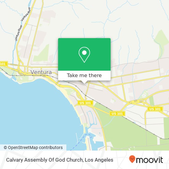 Mapa de Calvary Assembly Of God Church