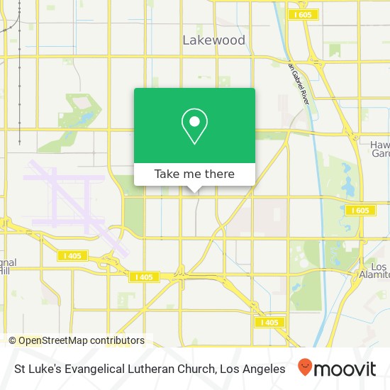 Mapa de St Luke's Evangelical Lutheran Church