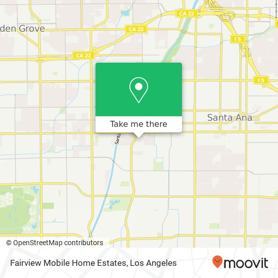 Fairview Mobile Home Estates map