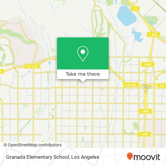 Granada Elementary School map
