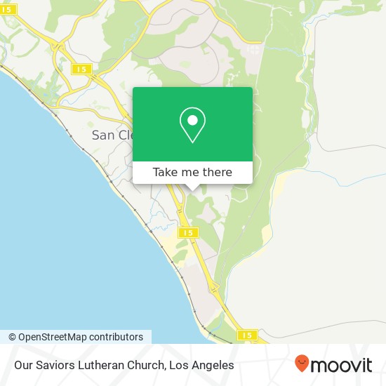 Our Saviors Lutheran Church map