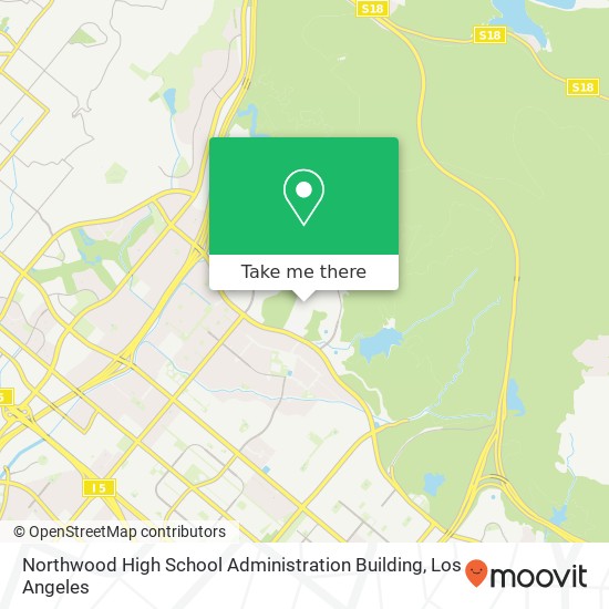 Mapa de Northwood High School Administration Building