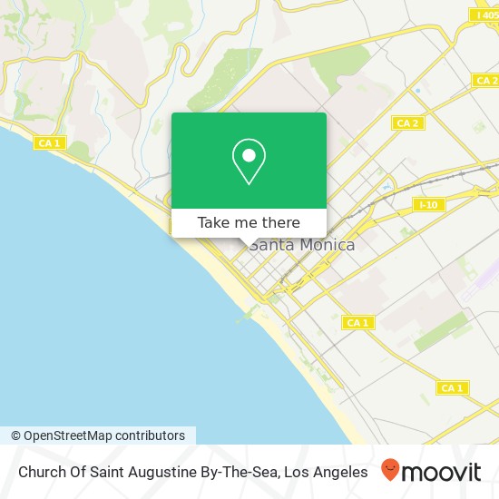 Church Of Saint Augustine By-The-Sea map